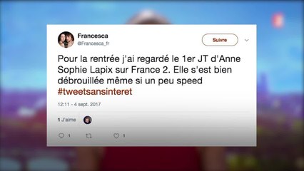 FEMME ACTUELLE - Anne-Sophie Lapix : stress palpable pour ses premiers pas au 20h de France 2