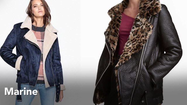 FEMME ACTUELLE - Veste en peau lainée : 15 modèles au top de la tendance qui nous font craquer