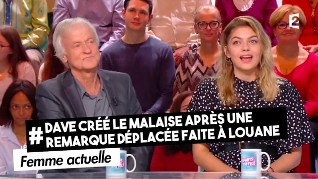 FEMME ACTUELLE - Dave créé le malaise à l'antenne suite à une remarque déplacée faite à Louane