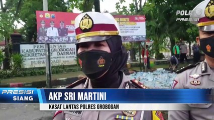 Polres Grobogan Musnahkan Puluhan Knalpot Brong