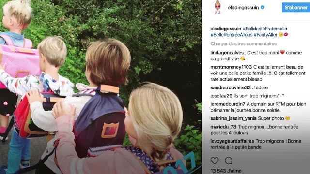 FEMME ACTUELLE - Elodie Gossuin, Carla Bruni… l’adorable rentrée scolaire de leurs bambins