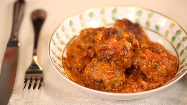 CUISINE ACTUELLE - Boulettes de viande à la tomate