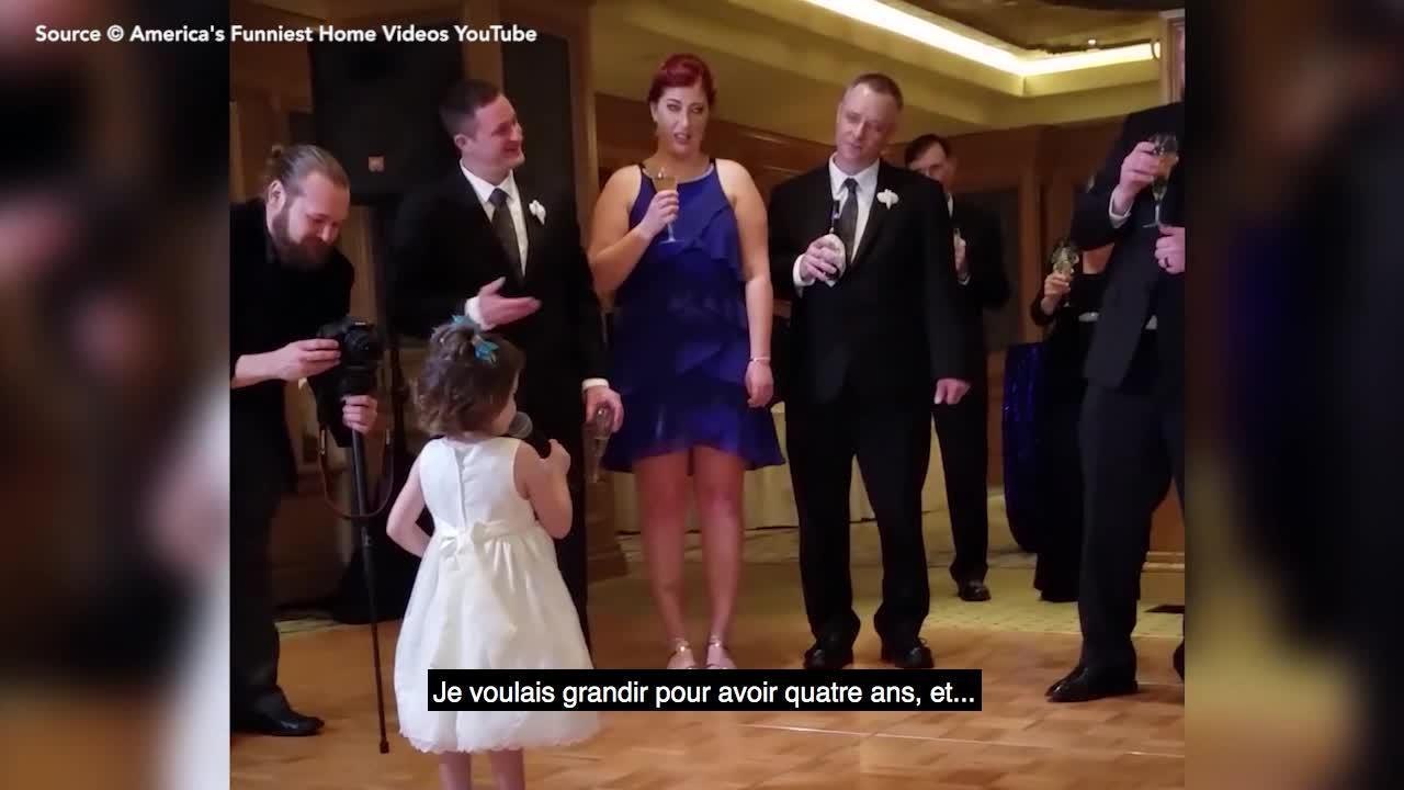 FEMME ACTUELLE - Le discours de mariage de cette petite fille de quatre ans est à mourir de rire