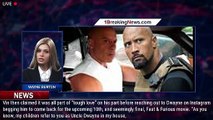Dwayne Johnson Calls Out Vin Diesel & His 'Manipulation' for Begging Him to Rejoin 'Fast & Fur - 1br