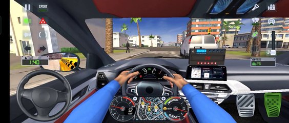Taxi Sim 2020 ⚽ Driving 2019 BMW X4 Taxi Mode In The City - 3D Games Android Gameplay - Nooobsy