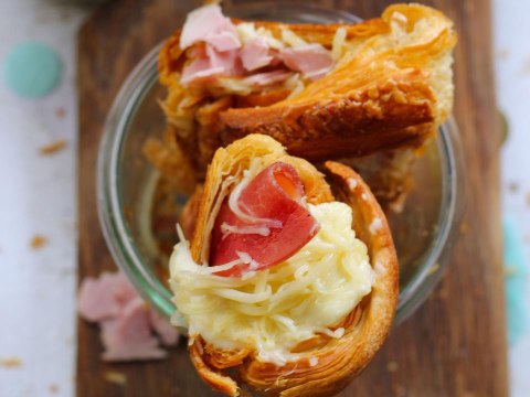 CUISINE ACTUELLE - Cornets croissants au jambon
