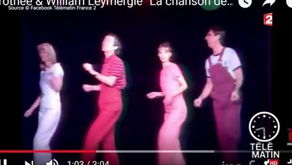 FEMME ACTUELLE - William Leymergie jeune danse en salopette avec Dorothée et Patrick Simpson-Jones