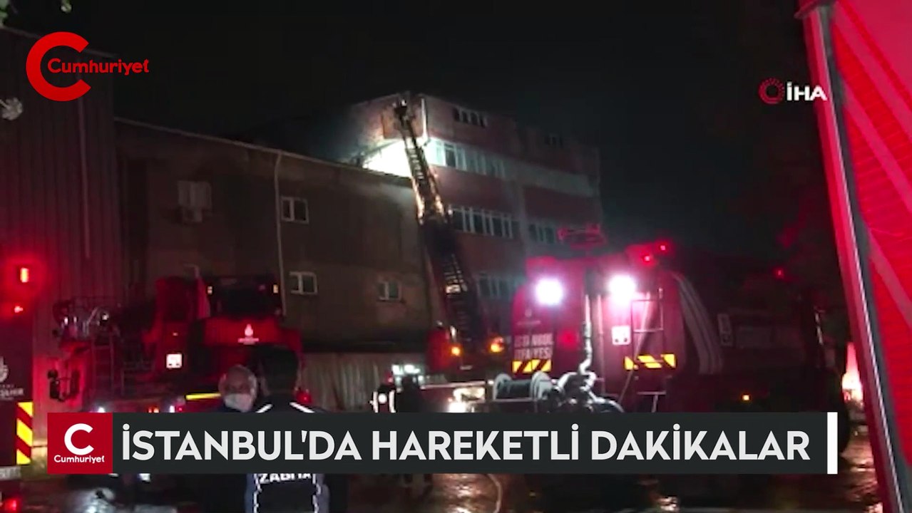 Esenyurt’ta 4 katlı tekstil fabrikası alev alev yandı: 1 yaralı