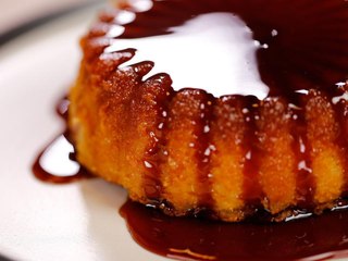 Le gâteau de semoule au caramel au four