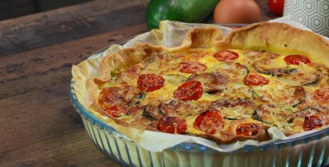 CUISINE ACTUELLE - La recette de la quiche aux courgettes chèvre