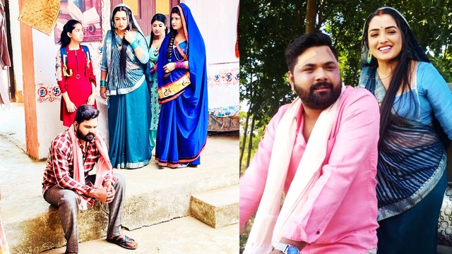 निरहुआ के बाद अब देसी स्टार समर सिंह के साथ रिक्शा पर घूम रही है आम्रपाली दुबे, फोटो हो रहा वायरल