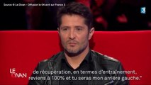 FEMME ACTUELLE - Bixente Lizarazu ému aux larmes en évoquant Aimé Jacquet