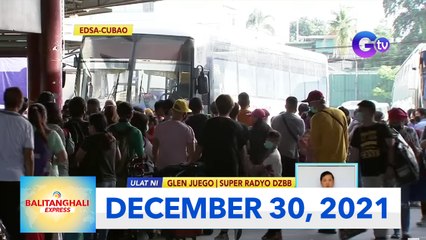 Balitanghali Express: December 30, 2021 [HD]