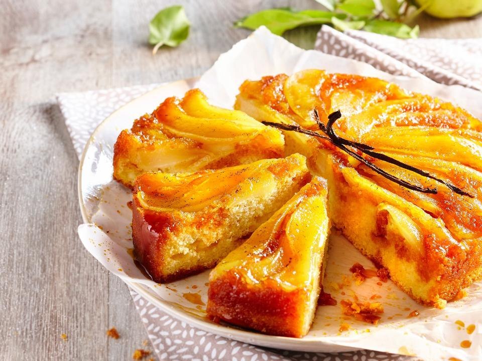 Upside-down cake aux poires