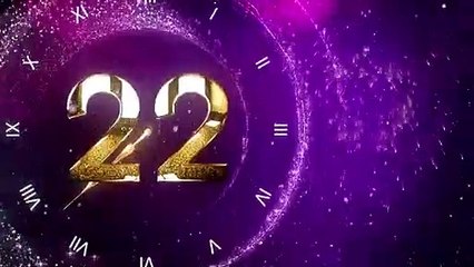 Happy New Year 2022 Countdown  60 Seconds  sparkler  clock12