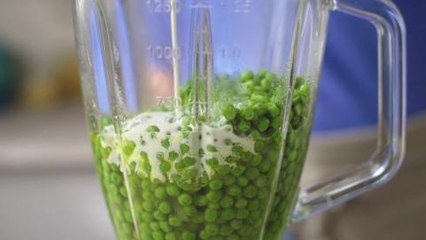 Pâtes vertes aux boulettes de poulet