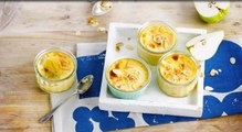 Petites crème poire-vanille sans lactose