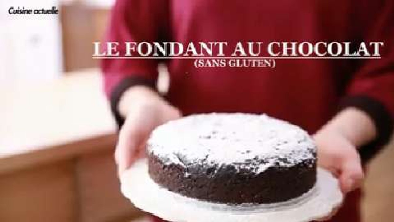 Fondant au chocolat sans gluten