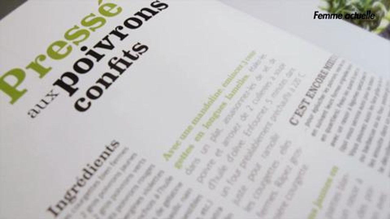 La recette de la terrine aux poivrons confits de Sonia Ezgulian