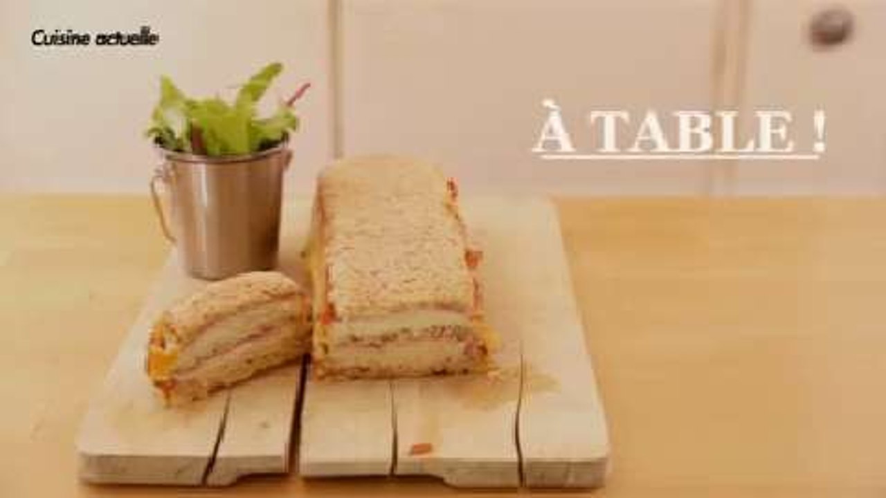 Croque-cake au jambon