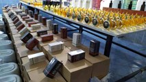 Jandarmadan sahte parfüm operasyonu: 4 adreste 70 bin şişe sahte parfüm ele geçirildi