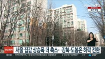 서울 집값 상승폭 더 축소…강북·도봉은 하락 전환