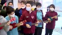 Ortaokul öğrencilerinden müzik ziyafeti