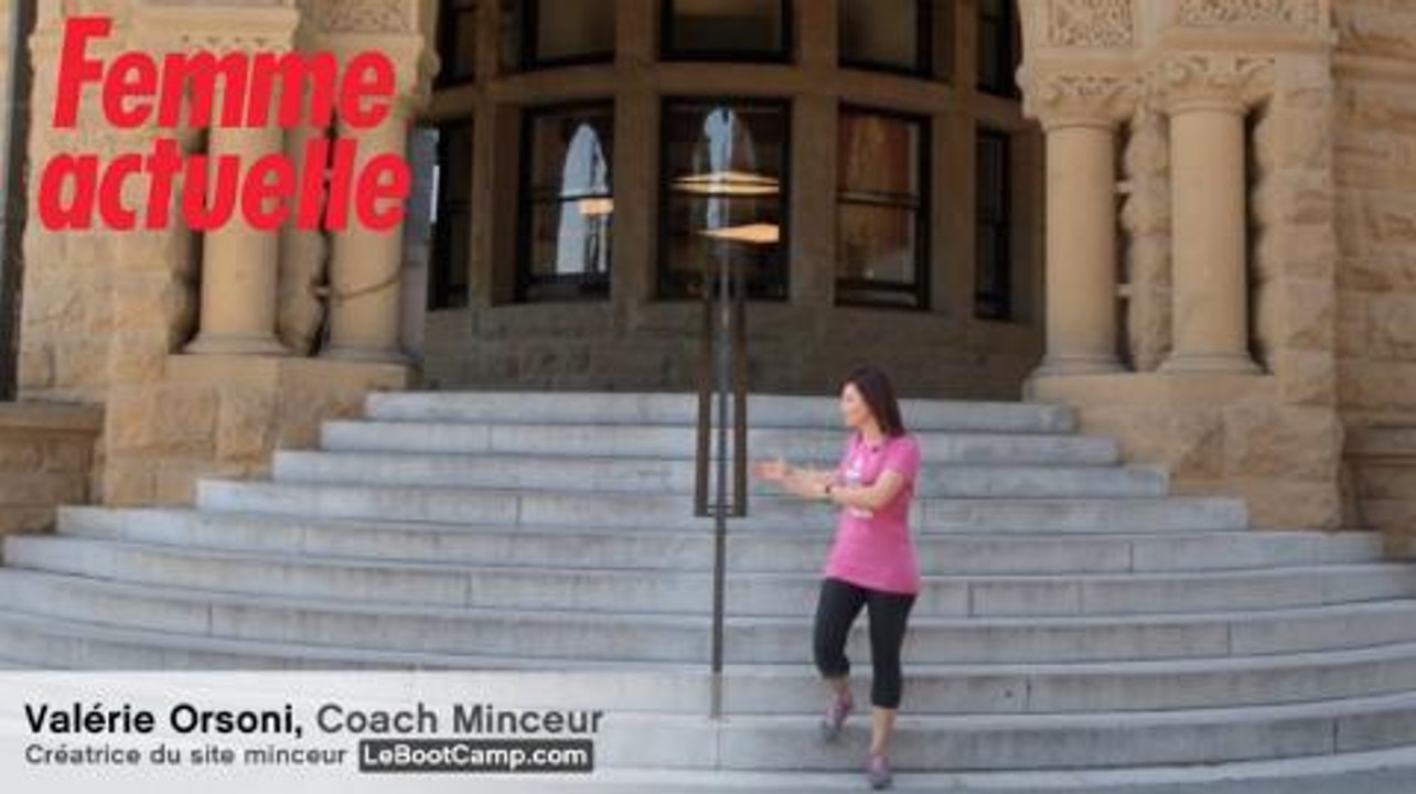 Muscler vos cuisses avec le step urbain ! Les conseils de Valérie Orsoni