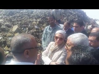 وزيرة البيئة تتفقد الحديقة الدولية ومواقع صناعية وخدمية في أسوان