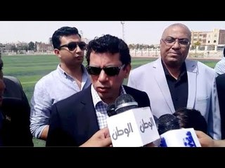 وزير الشباب والرياضة يتفقد نادي الرياضات البحرية بالغردقة