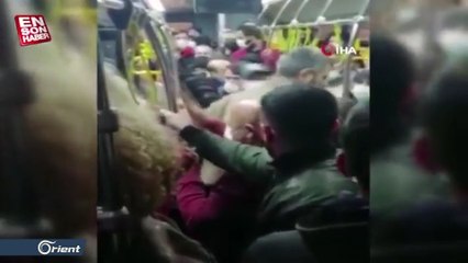تصرف عنصري لمواطن تركي ضد أطفال سوريين في الحافلة العامة