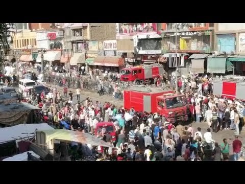 الحماية المدنية تسيطر على حريق الموسكي بـ14 سيارة إطفاء