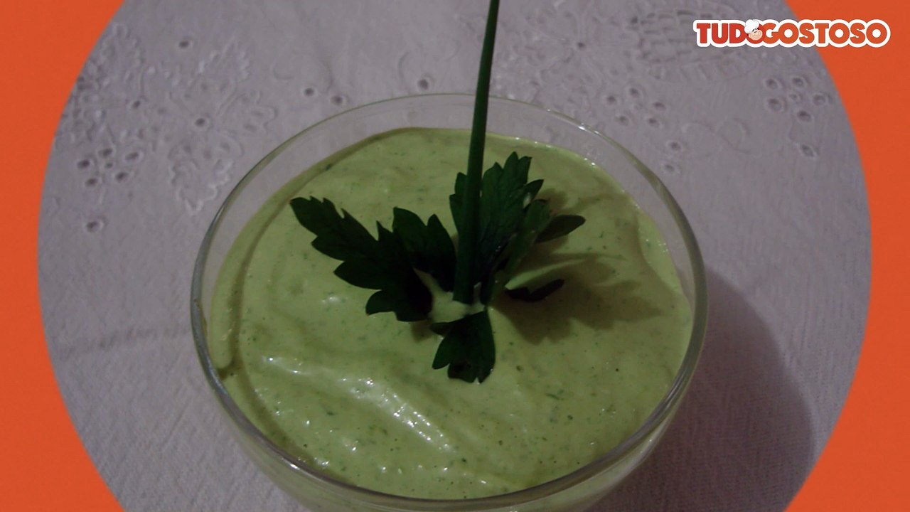 Molho verde delicioso