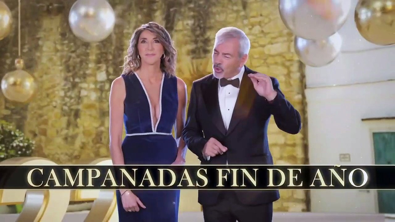 Promo Mediaset España - Campanadas 2021 con Carlos Sobera y Paz Padilla