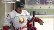 Russia's Putin and Belarus' Lukashenko play hockey after talks