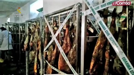 Incautadas más de mil paletas y jamones con falsos precintos de ser ibéricos