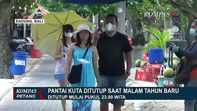 Dibatasi 75 Persen dan Lokasi Ditutup Pukul 11 Malam, Pantai Kuta Larang Pesta Tahun Baru!