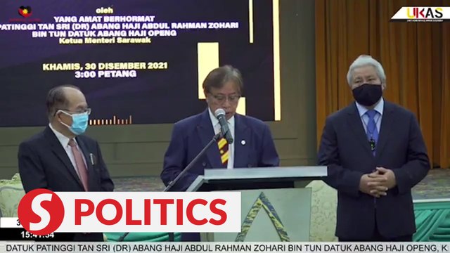 Abang Johari unveils new Sarawak Cabinet line-up, performance to be evaluated in Q1 2022