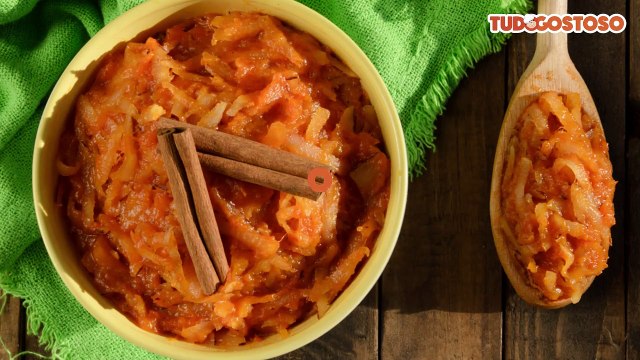 Doce de abóbora com coco fácil