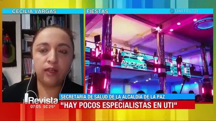 Alcaldía de La Paz pide mayores especialistas en terapia intensiva para hacer frente al covid 19