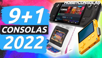 9+1 CONSOLAS NUEVAS para 2022. ¿Las conoces todas?
