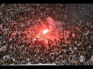 شماريخ وهتافات بعد الهدف الأول للزمالك في شباك النجم الساحلي
