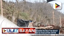 Mga residente ng Malitbog, Southern Leyte, nagsikap makagawa ng maliit na bahay dahil ayaw makipagsiksikan sa evacuation center; Mayor Go: Maaaring abutin ng 4-5 taon bago makabawi ang Malitbog