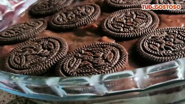 Pavê simples de biscoito maizena