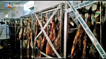 La Guardia Civil incauta más de mil paletas y jamones con falsos precios