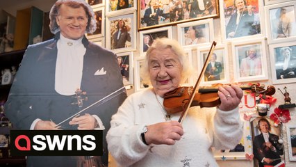 Meet the UK pensioner who has shrine to André Rieu and a life-size cardboard cut out