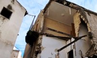 Porto Empedocle (AG) - Crolla edificio disabitato nel centro storico (30.12.21)