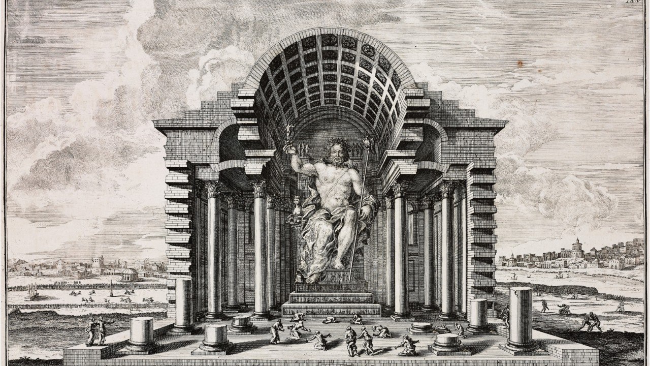 Où se trouvait la statue chryséléphantine de Zeus à Olympie ? Vidéo