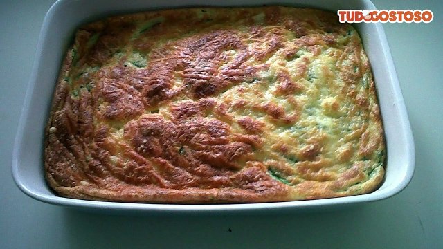 Souflé delicioso de espinafre sucesso garantido