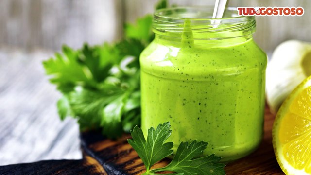 Molho para salada verde